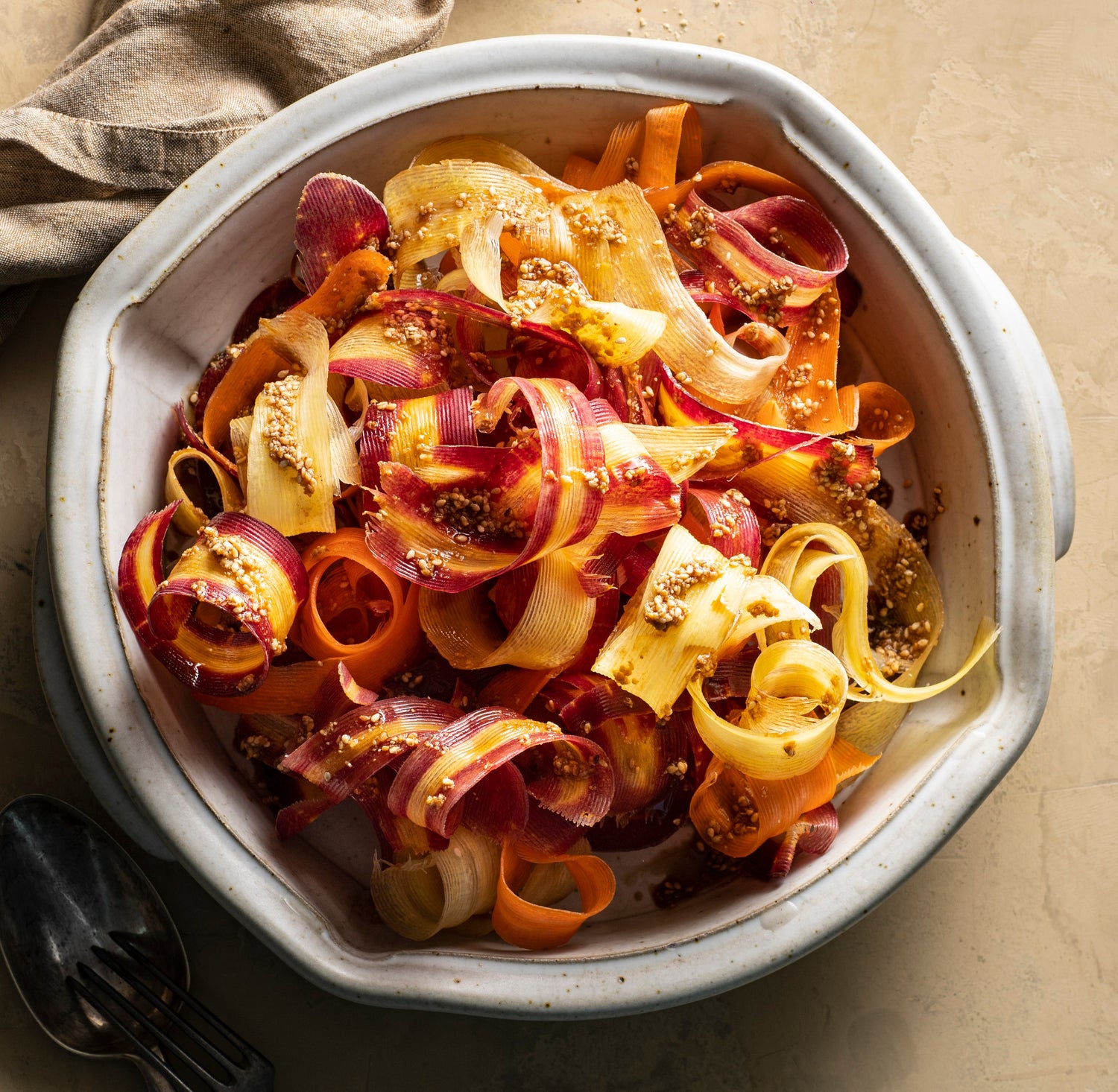 Rainbow Carrot Goma-ae Salad