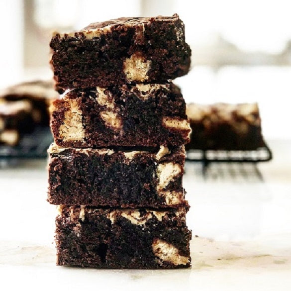 Tahini Halva Brownies