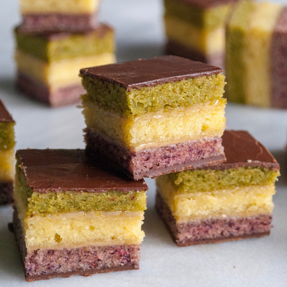 Tahini Rainbow Cookies